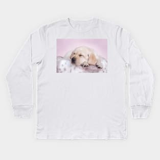 Sleeping labrador Kids Long Sleeve T-Shirt